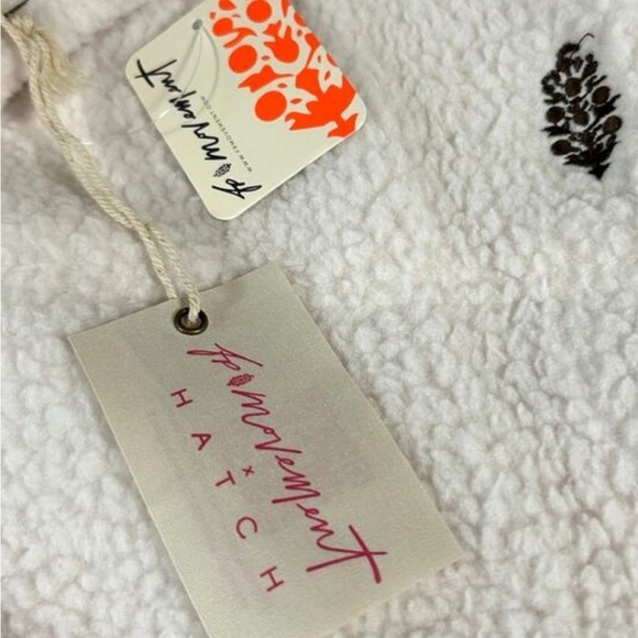 Free People Movement X Hatch Hit The Slopes Jacket Fleece Canvas NEW Size S,M - Picture 9 of 13